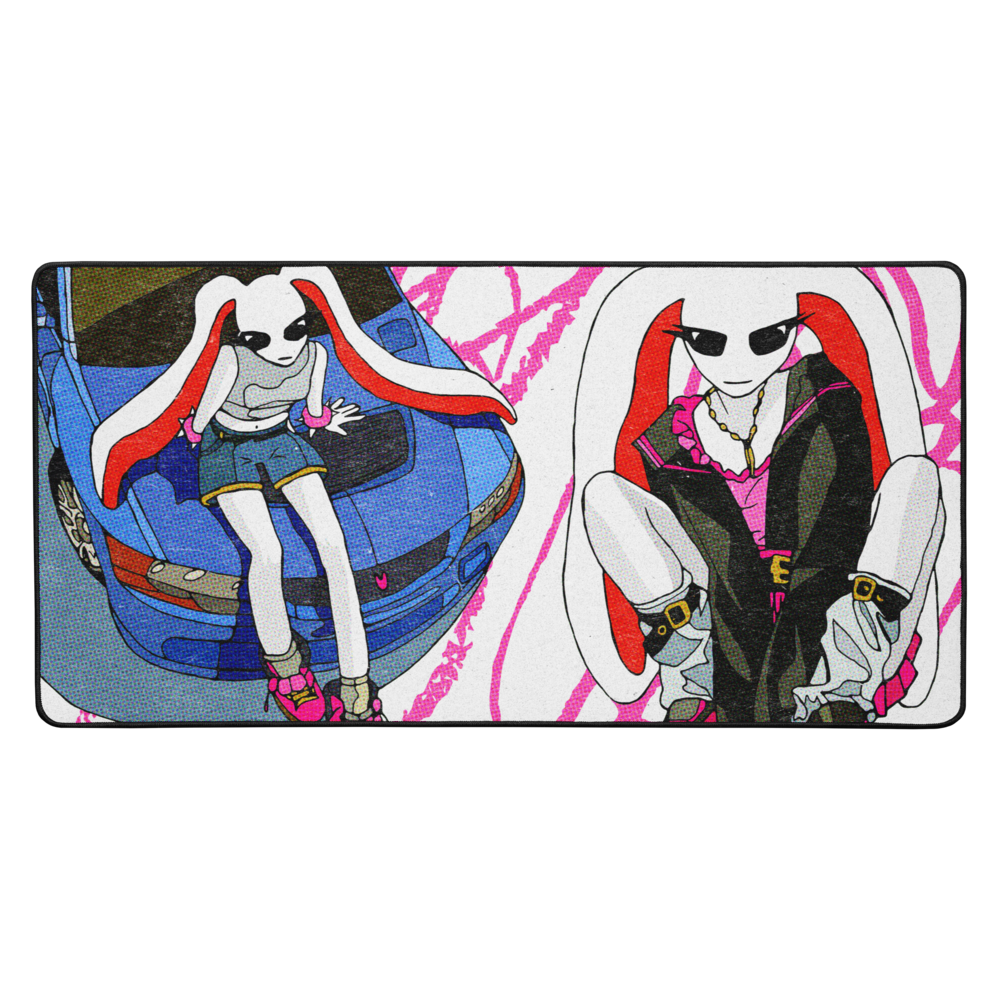 BUNNY'S CAR - DESK MAT
