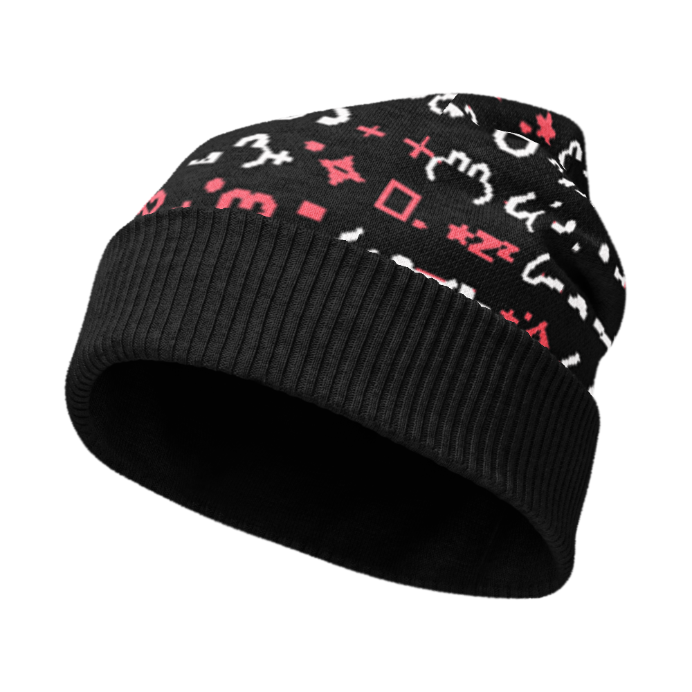 QWERTY - BLACK - BEANIE