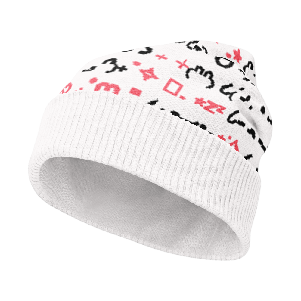 QWERTY - WHITE - BEANIE