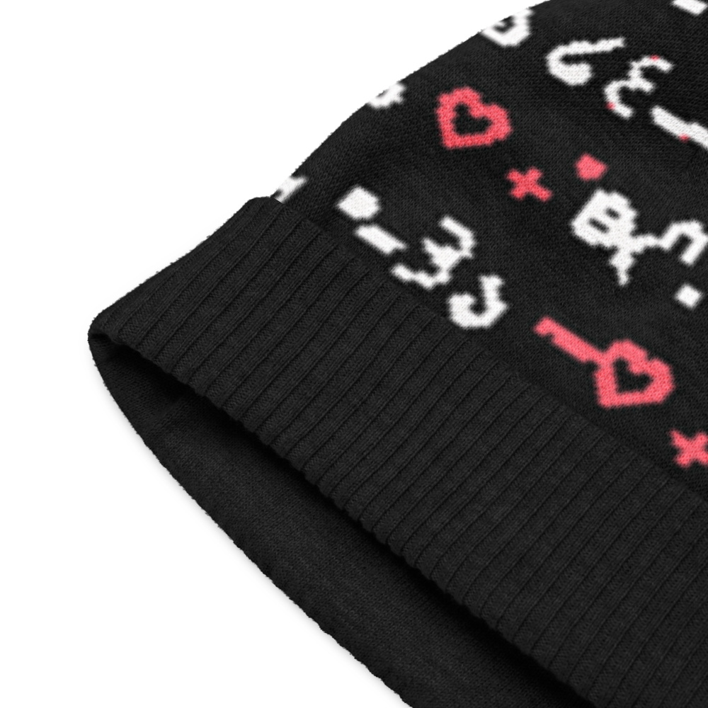 QWERTY - BLACK - BEANIE