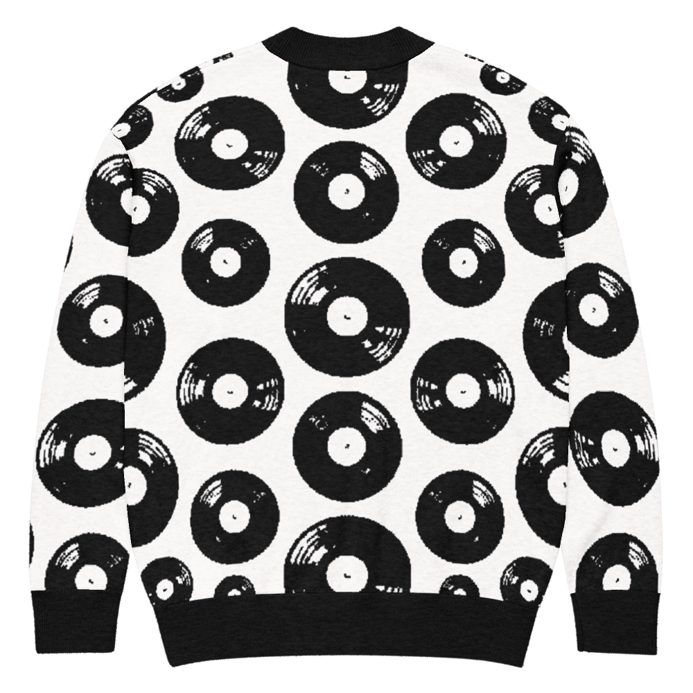 DISKI - B&W - KNITTED CARDIGAN