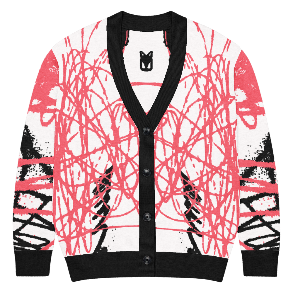 SNAP - PINK - KNITTED CARDIGAN