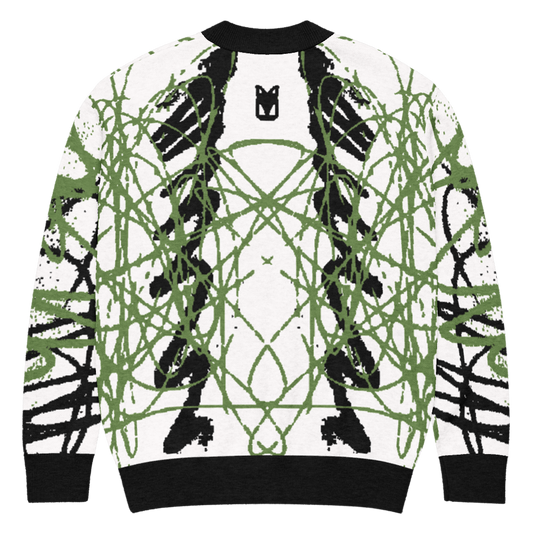 SNAP - GREEN - KNITTED CARDIGAN