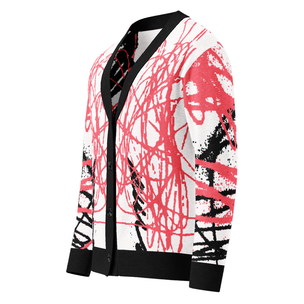 SNAP - PINK - KNITTED CARDIGAN