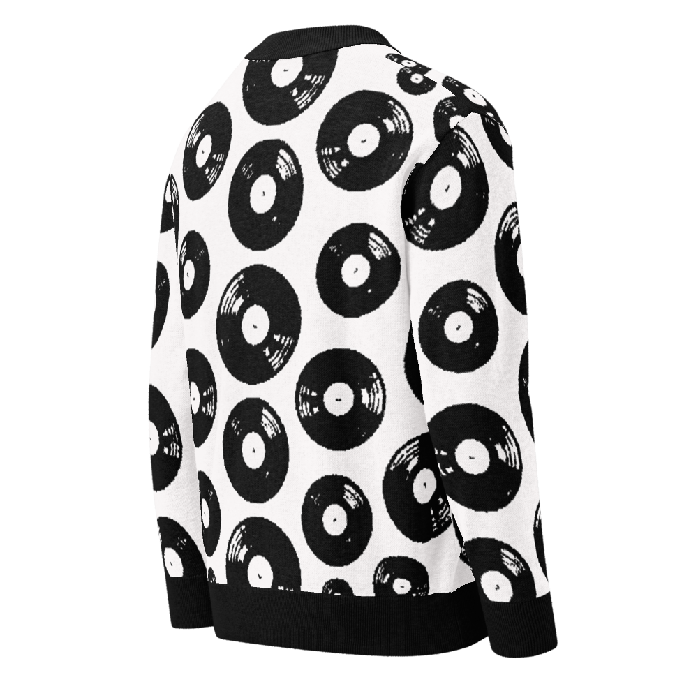 DISKI - B&W - KNITTED CARDIGAN