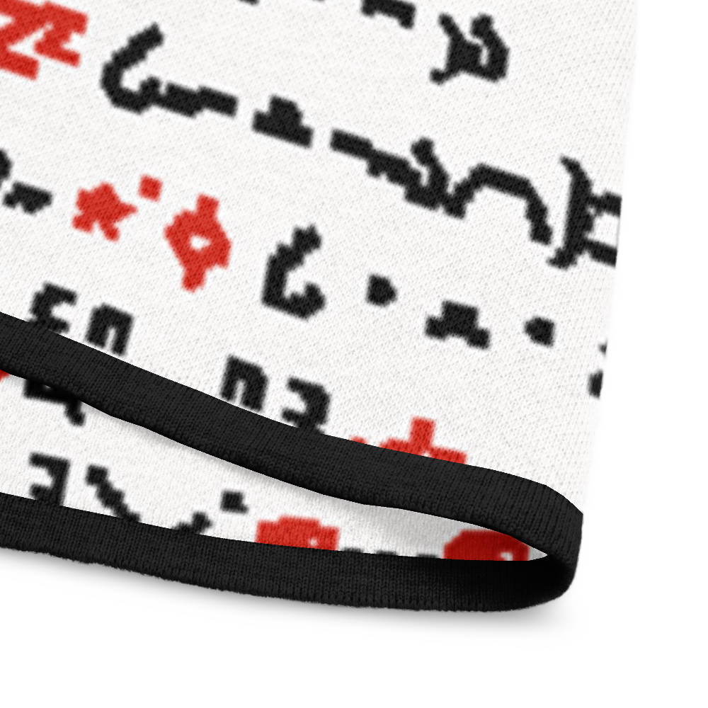 QWERTY - RED - KNITTED T-SHIRT