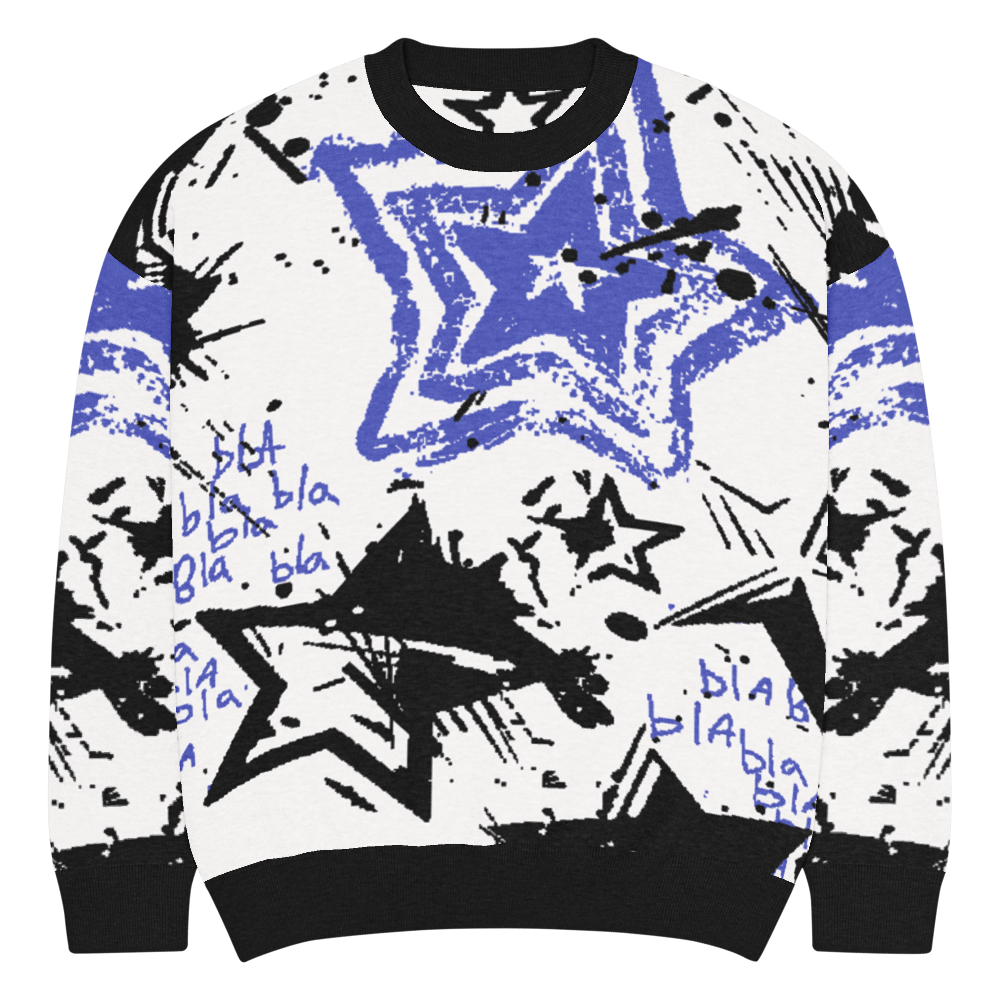 BLA-BLA - BLUE - SWEATER