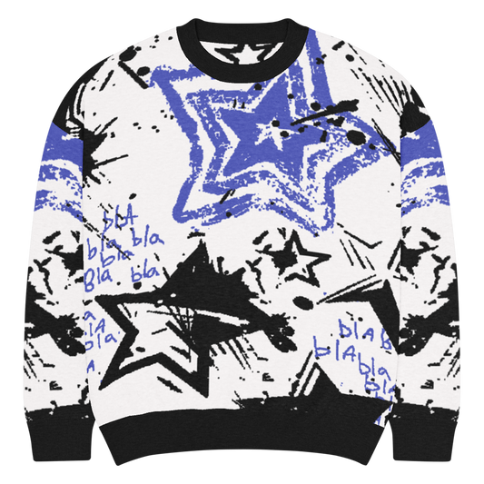 BLA-BLA - BLUE - SWEATER